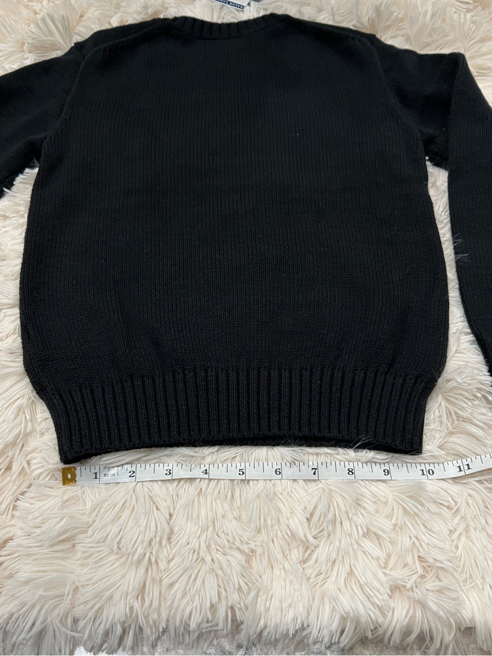 🎉Host Pick 2x🎉Polo Ralph Lauren Boys Black Polo Bear Sweater - Size S (8) - Picture 9 of 12